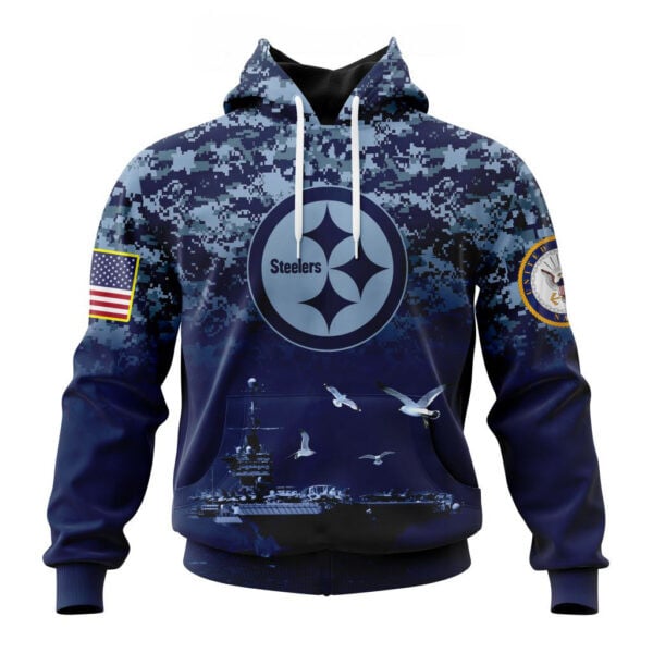 Pittsburgh Steelers | Honor US Navy Veterans Hoodies