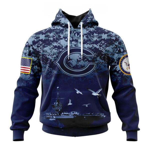 Chicago Bears | Honor US Navy Veterans Hoodies
