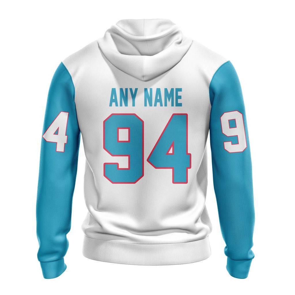 Miami Dolphins | Personalized Hoodie Away Design